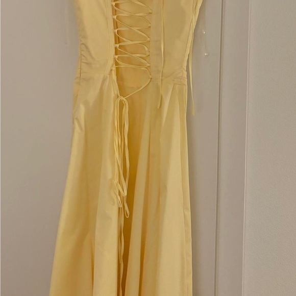 House of CB Women's Yellow Dress - Picture 4 of 5
